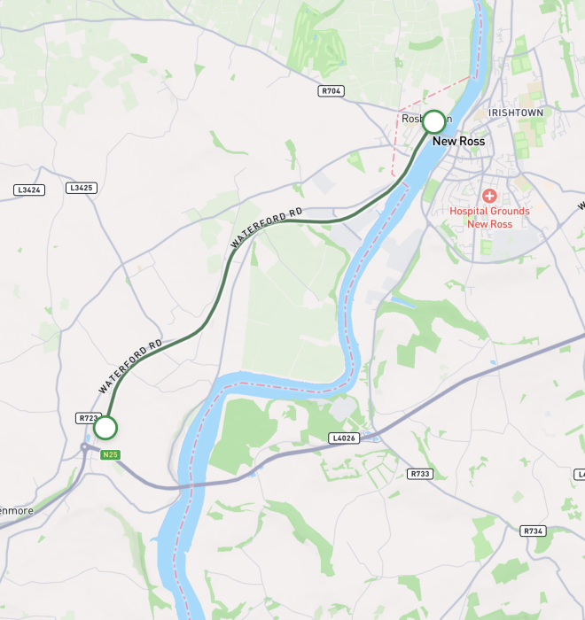 Map of South East Greenway