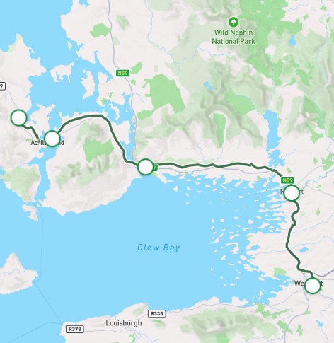 Map of Great Western Greenway