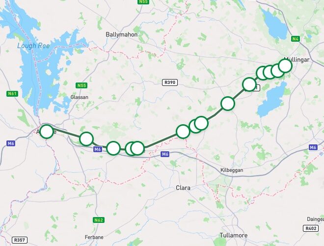 Map of Old Rail Trail Greenway