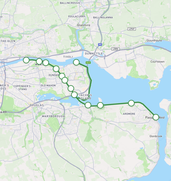 Map of Passage Railway Greenway