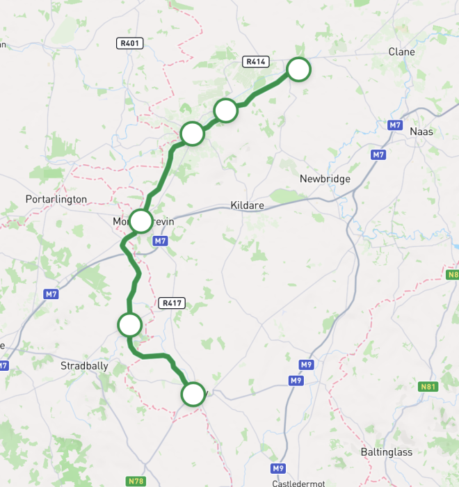 Map of Barrow Greenway