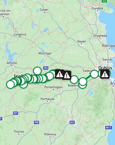 Map of Grand Canal Greenway