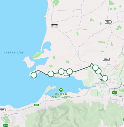 Map of Tralee – Fenit Greenway