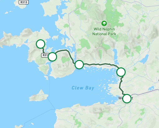 Map of Great Western Greenway