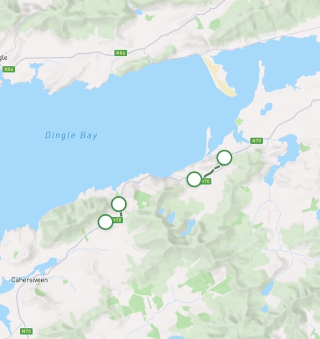 Map of South Kerry Greenway